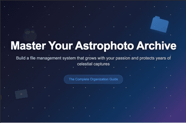 Build Your Astrophotography Archive